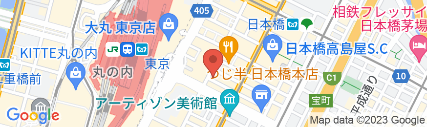ホテル モンテ エルマーナ東京の地図