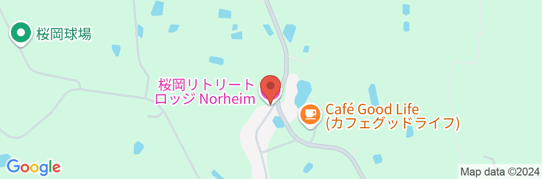 桜岡リトリートロッジ Norheimの地図