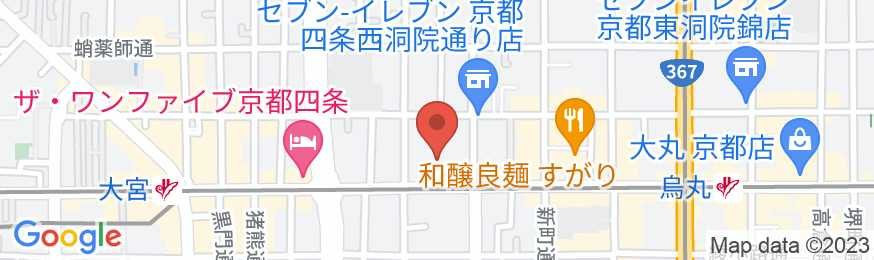 リッチモンドホテルプレミア京都四条の地図