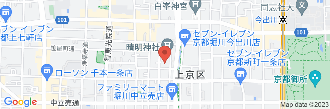 ヴィラフロント京都晴明の地図