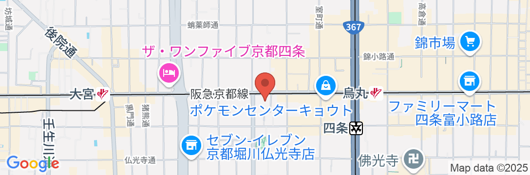 イビススタイルズ京都四条の地図