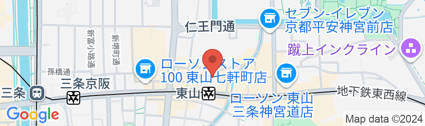 泉 東山の地図