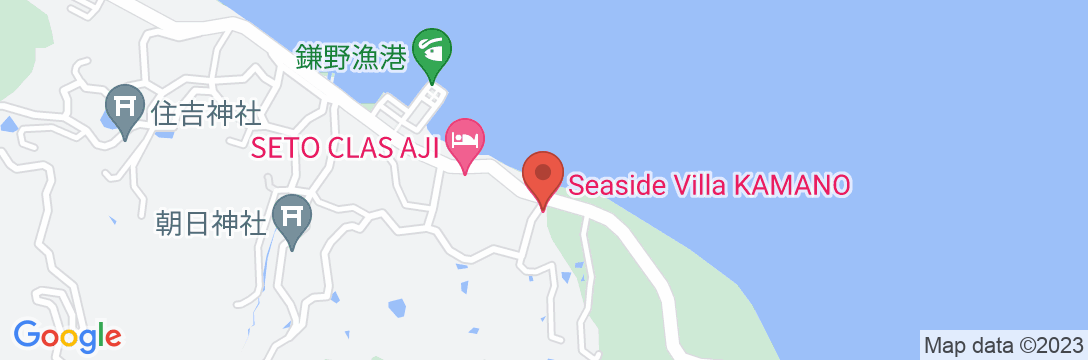 Sea Side Villa KAMANOの地図