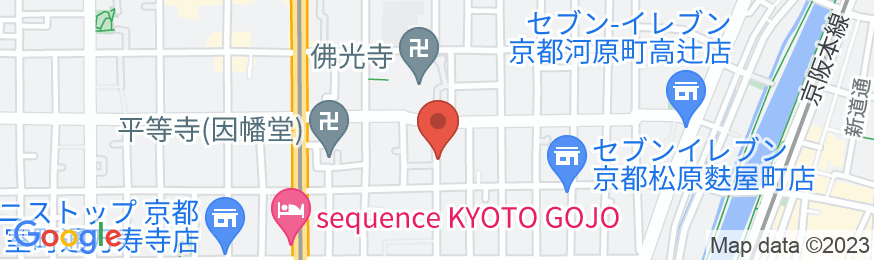 Little Hotel Kyoto Karasuma Takatsujiの地図