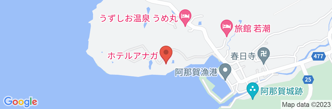 ホテルアナガ<淡路島>の地図