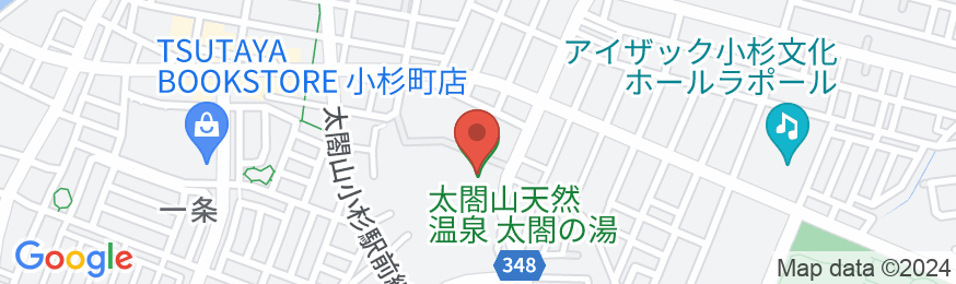 ホテル太閤の湯の地図