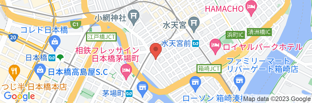 アルモントイン東京日本橋の地図