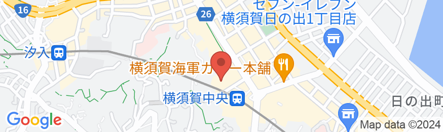 セントラルホテル<神奈川県横須賀市>の地図