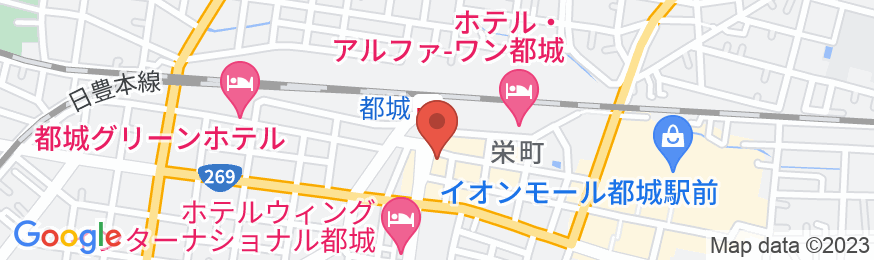 Tabist ホテル 都城 宮崎の地図