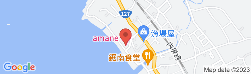 amaneの地図