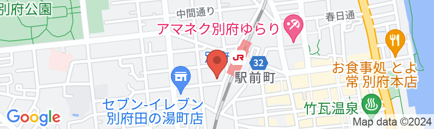 アパホテル〈別府駅前〉(全室禁煙)の地図