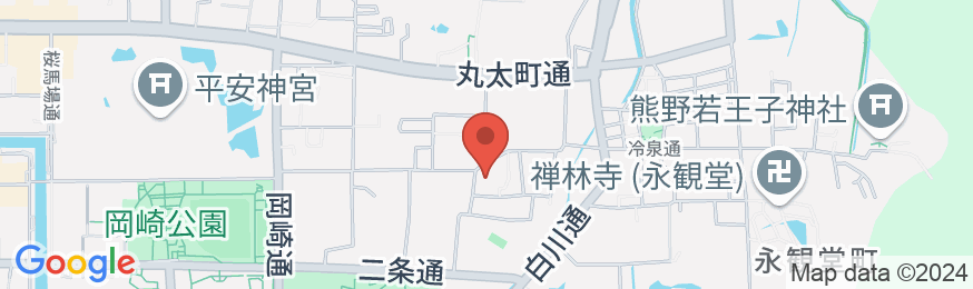 山科伯爵邸 源鳳院の地図