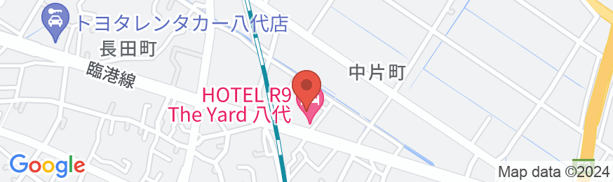 HOTEL R9 The Yard 八代の地図