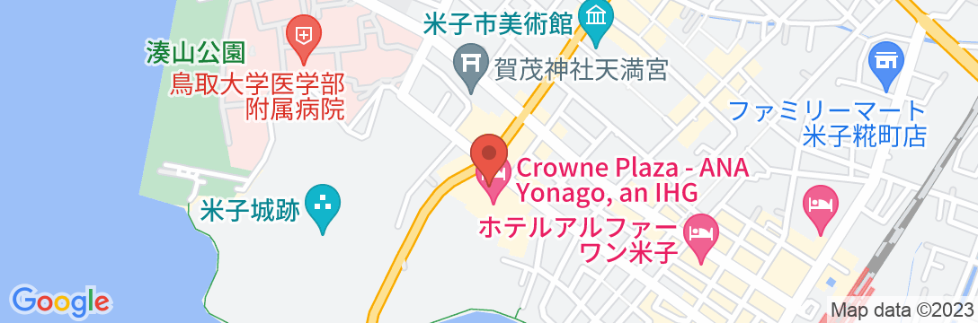ANAクラウンプラザホテル米子の地図