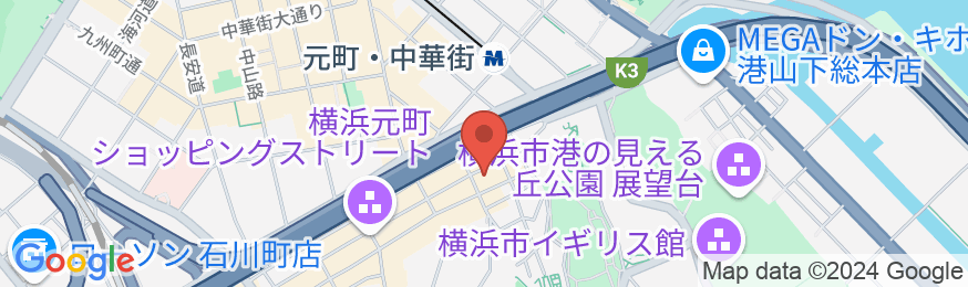 bnb+ 横浜元町店の地図