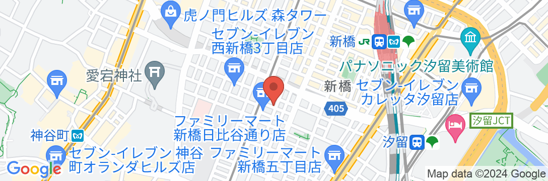 bnb+ 新橋店の地図