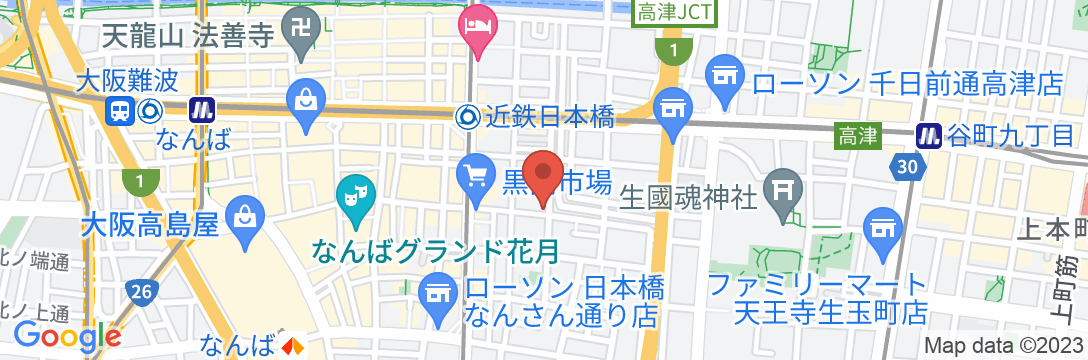 Bijou Suites Hanaの地図