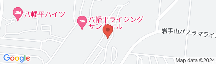 八幡平温泉郷 ペンション日の出の地図