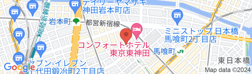 楽途ホテル 東神田の地図