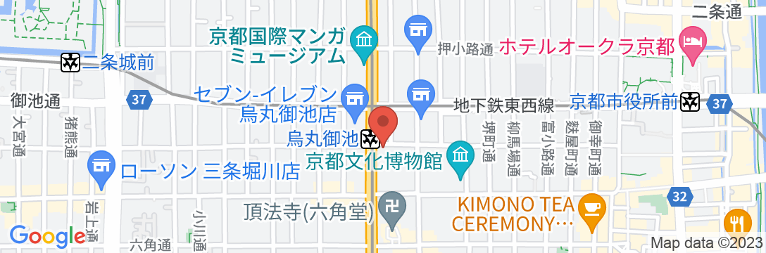 エースホテル京都の地図