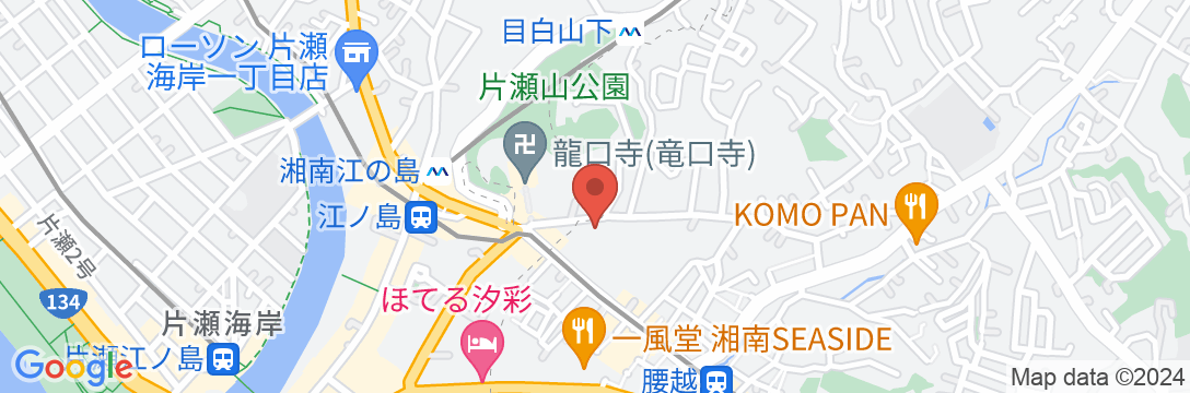 別邸 江ノ島の地図