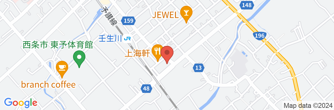 HOTEL AZ 愛媛東予店の地図