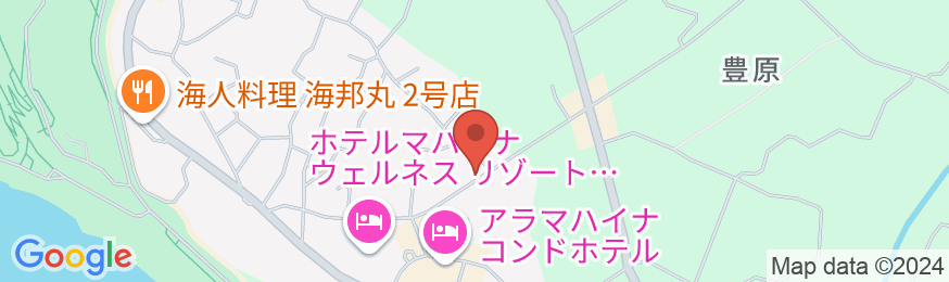 プライベートプールヴィラもとぶの地図