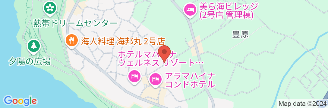 プライベートプールヴィラもとぶの地図