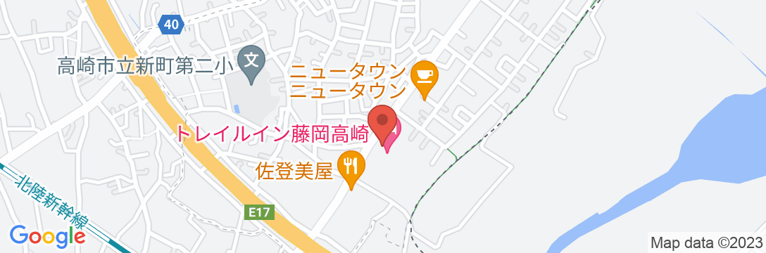 トレイルイン藤岡高崎(Trail inn 藤岡高崎)の地図