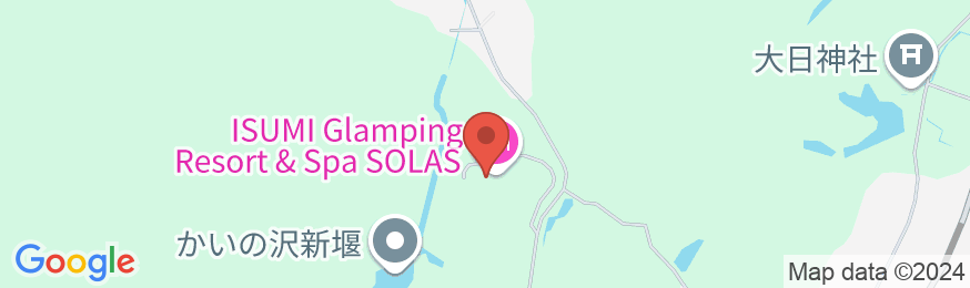 ISUMI Glamping Resort & Spa SOLASの地図