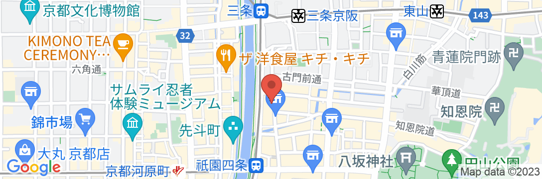 Rinn Gion Shirakawaの地図