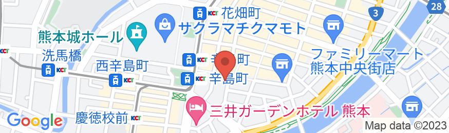 CANDEO HOTELS(カンデオホテルズ)熊本新市街の地図