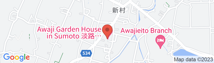 Awaji Garden House in Sumoto<淡路島>の地図