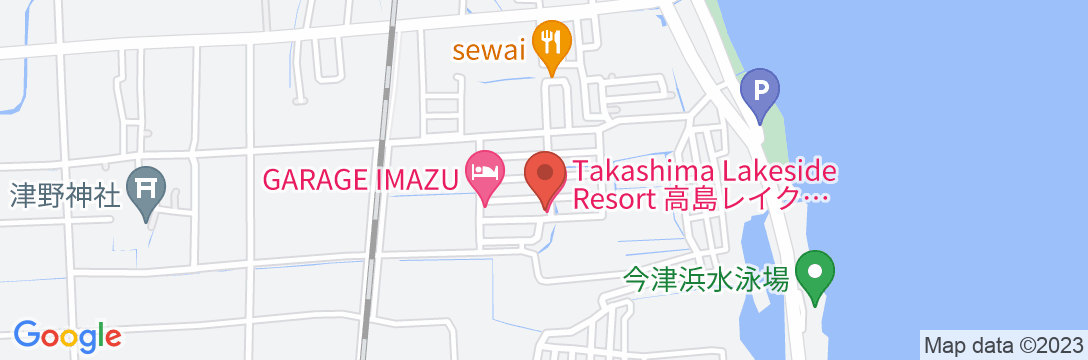 Takashima Lakeside Resortの地図