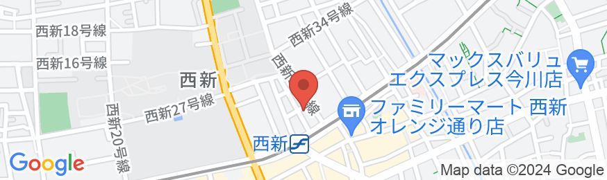 CocoConne 福岡西新 本館の地図
