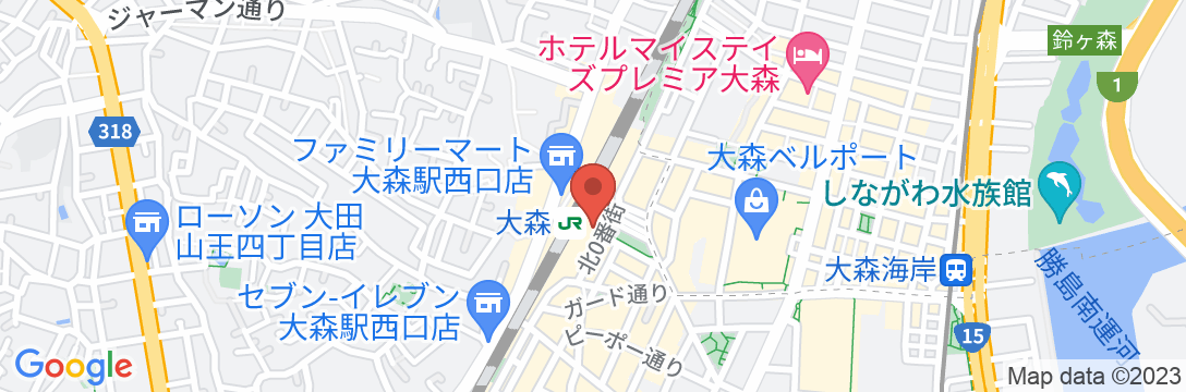 JR東日本ホテルメッツ大森の地図