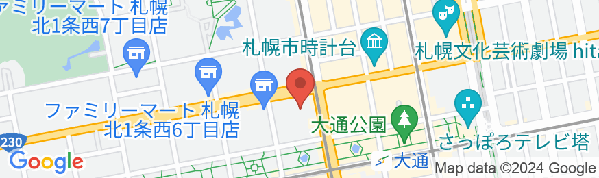SAN GRAN HOTEL 札幌大通公園の地図