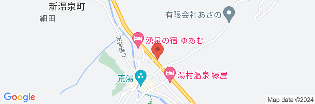 湯村温泉郷 御宿コトブキの地図