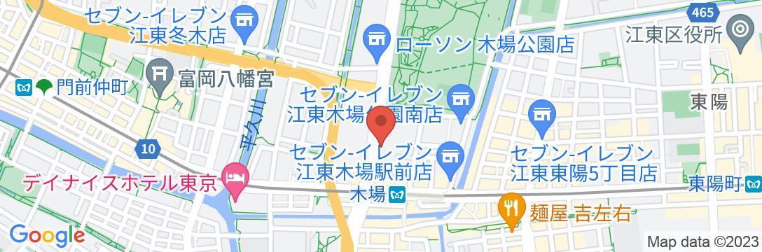 東横INN東西線木場駅の地図