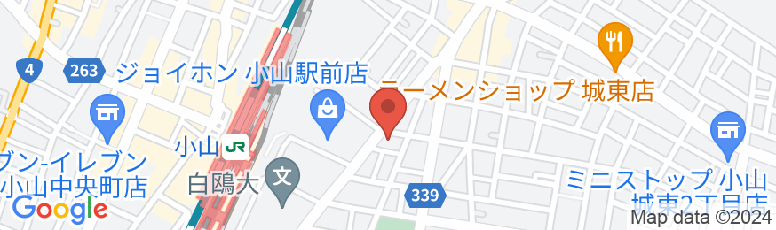 東横INN小山駅東口2の地図