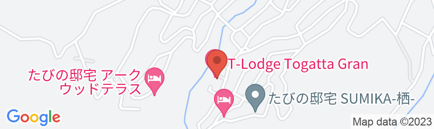 Tロッジ遠刈田 GRANの地図