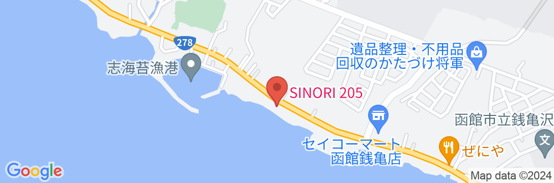 SINORI 205の地図