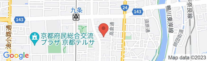 京蘭ー静竹邸の地図
