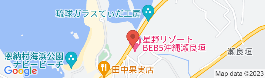 星野リゾート BEB5沖縄瀬良垣の地図