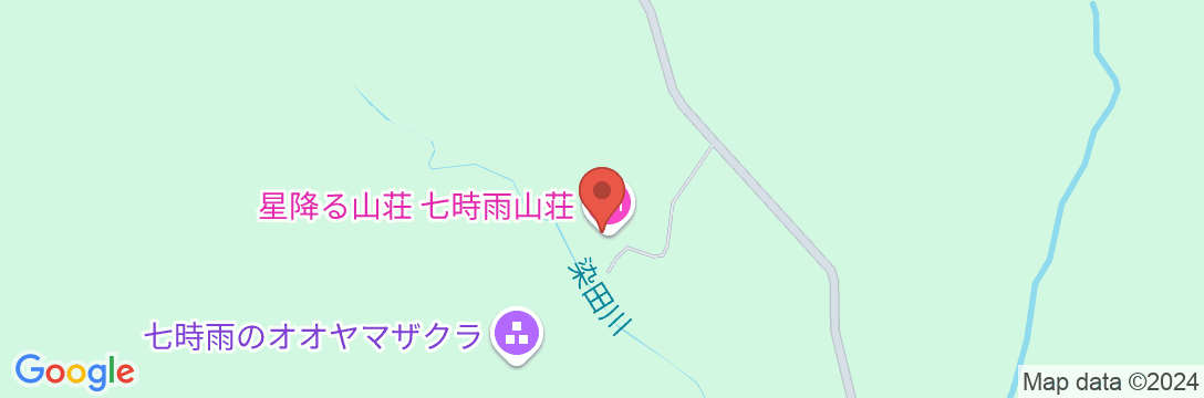 星降る山荘 七時雨山荘の地図
