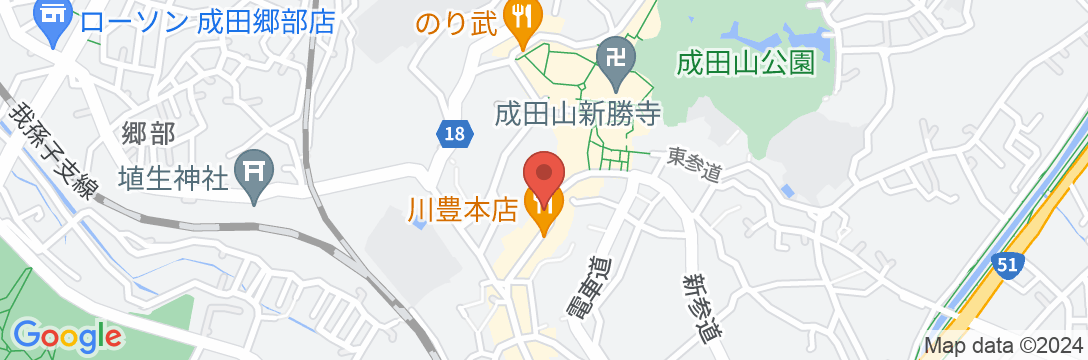 和空 成田山門前の地図