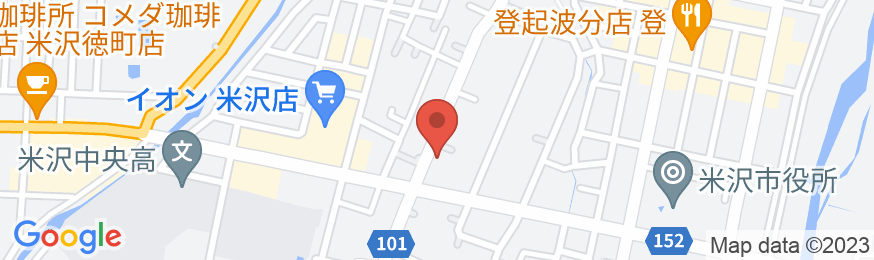 ホテルスロービレッジ 米沢の地図