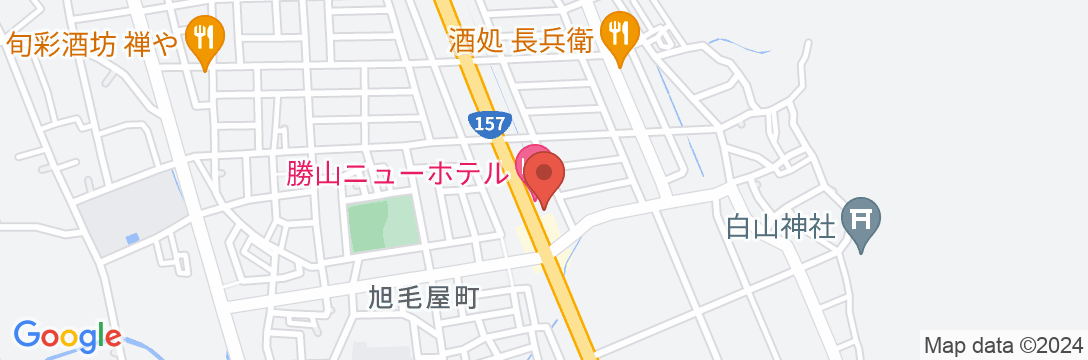 勝山ニューホテルの地図