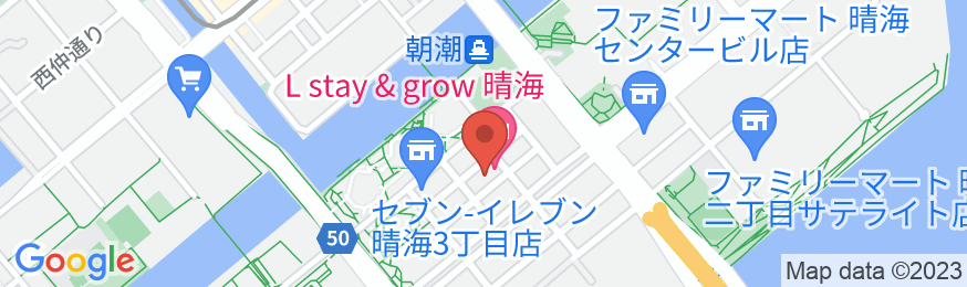 L stay&grow晴海の地図