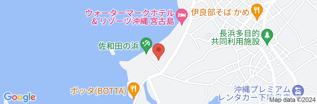 ウォーターマークホテル&リゾーツ沖縄 宮古島<伊良部島>の地図